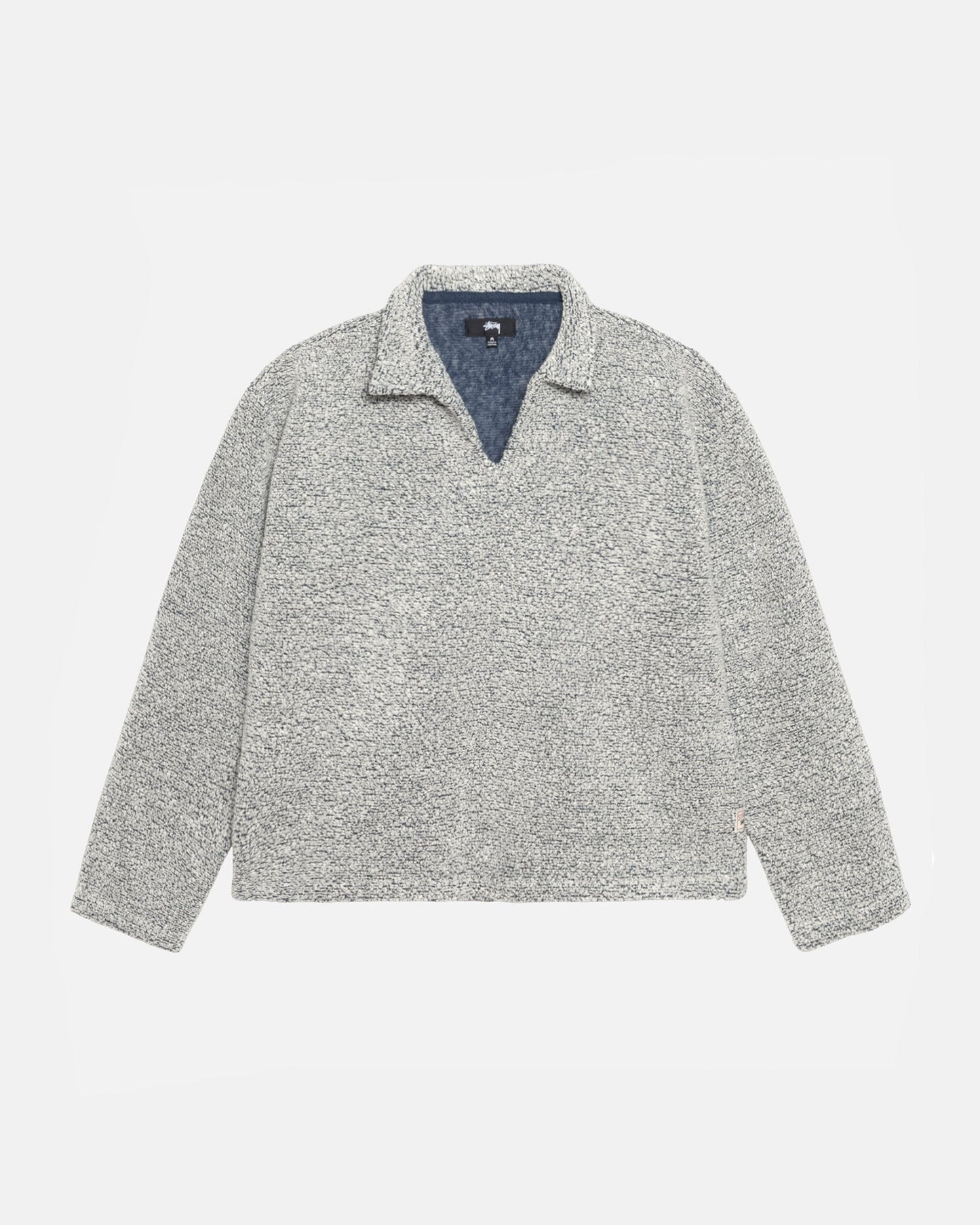 PULL OVER EN SHERPA MÉLANGE DE LAINE