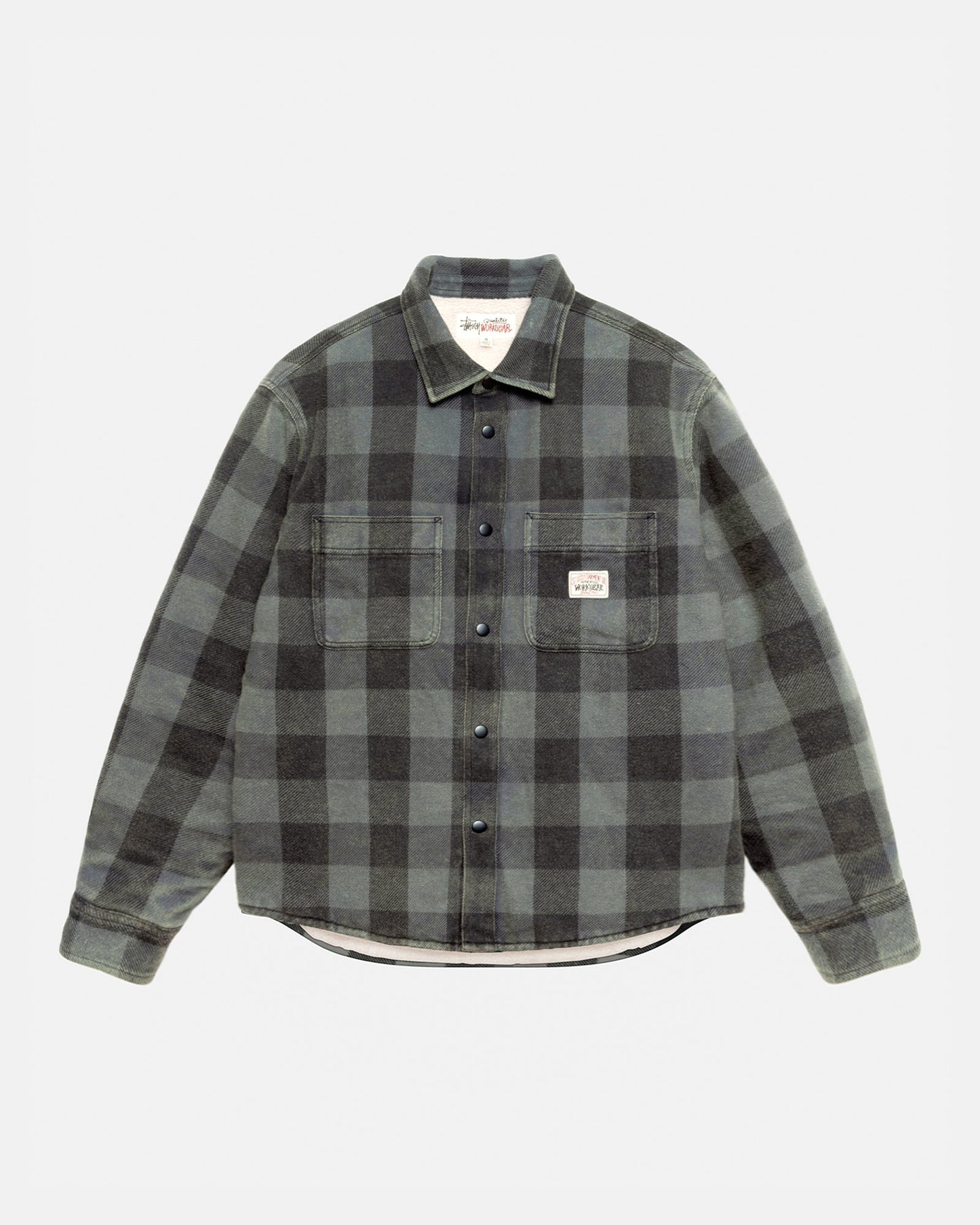 CHEMISE EN FLANELLE À CARREAUX DOUBLÉE SHERPA