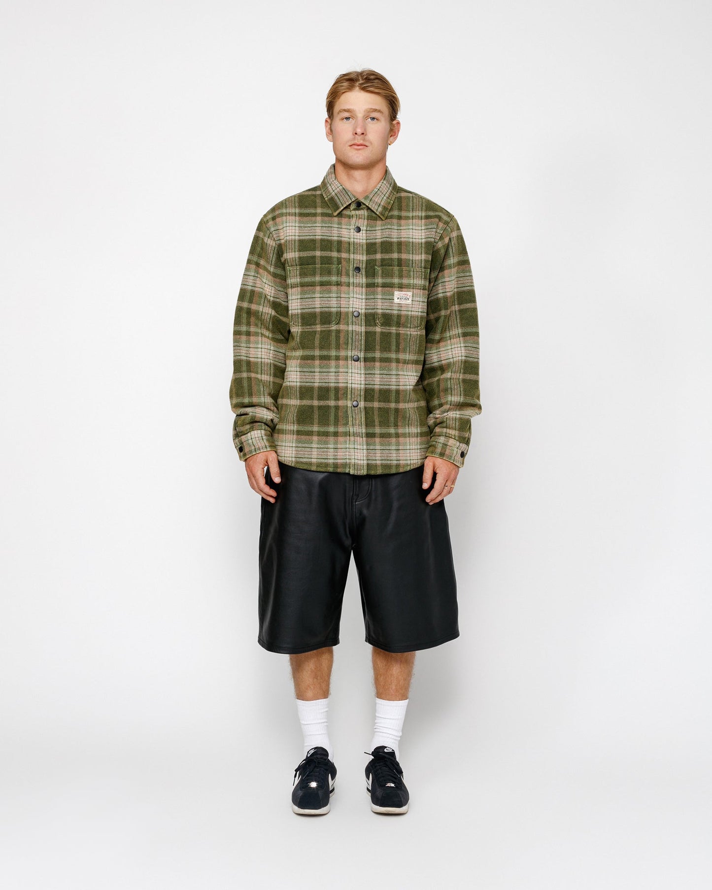 CHEMISE À CARREAUX DÉLAVÉE
