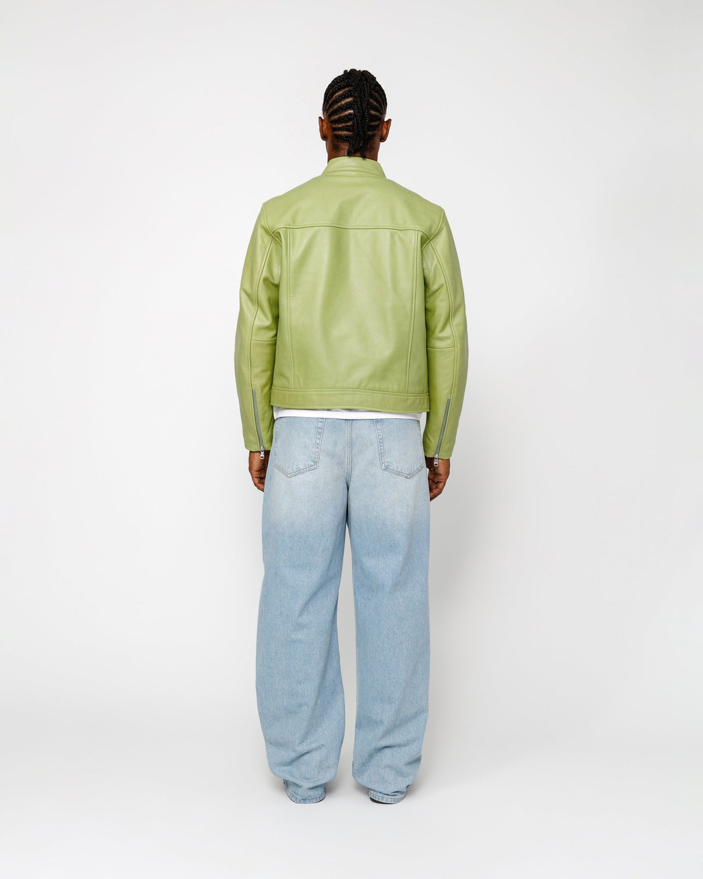 BLOUSON EN CUIR CAFE RACER