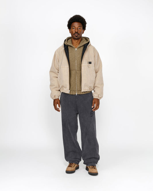 PANTALON MOLLETON GRAPHIQUE DÉLAVÉ