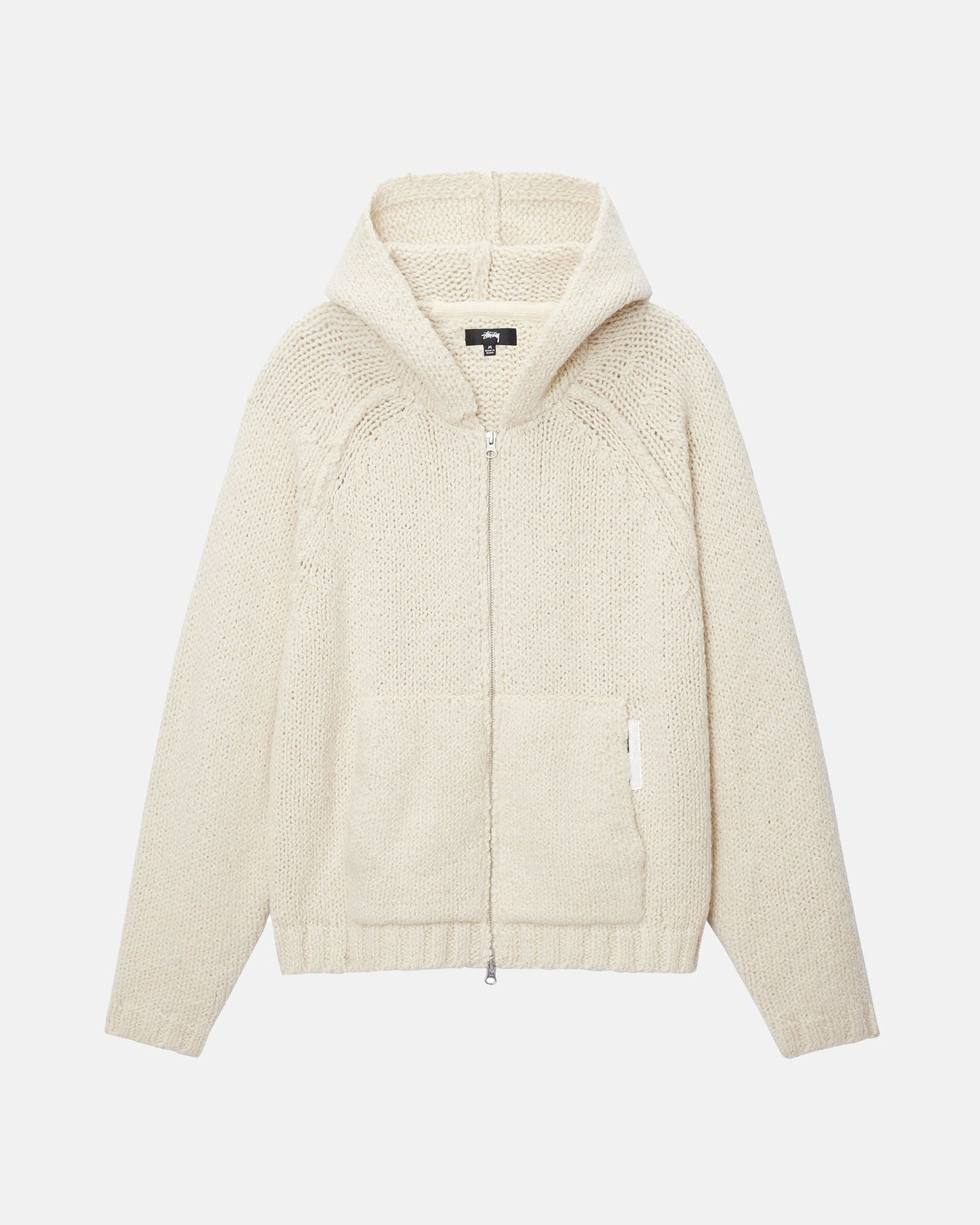 PULL À CAPUCHE ZIPPÉ EN MAILLE ÉPAISSE