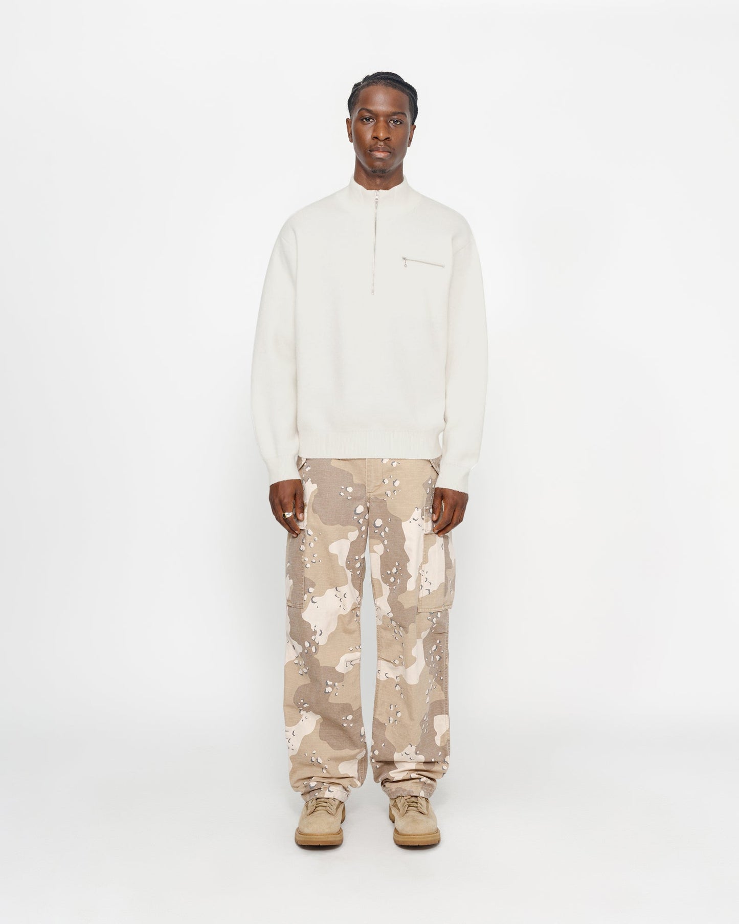 PULL COL MONTANT ZIPPÉ