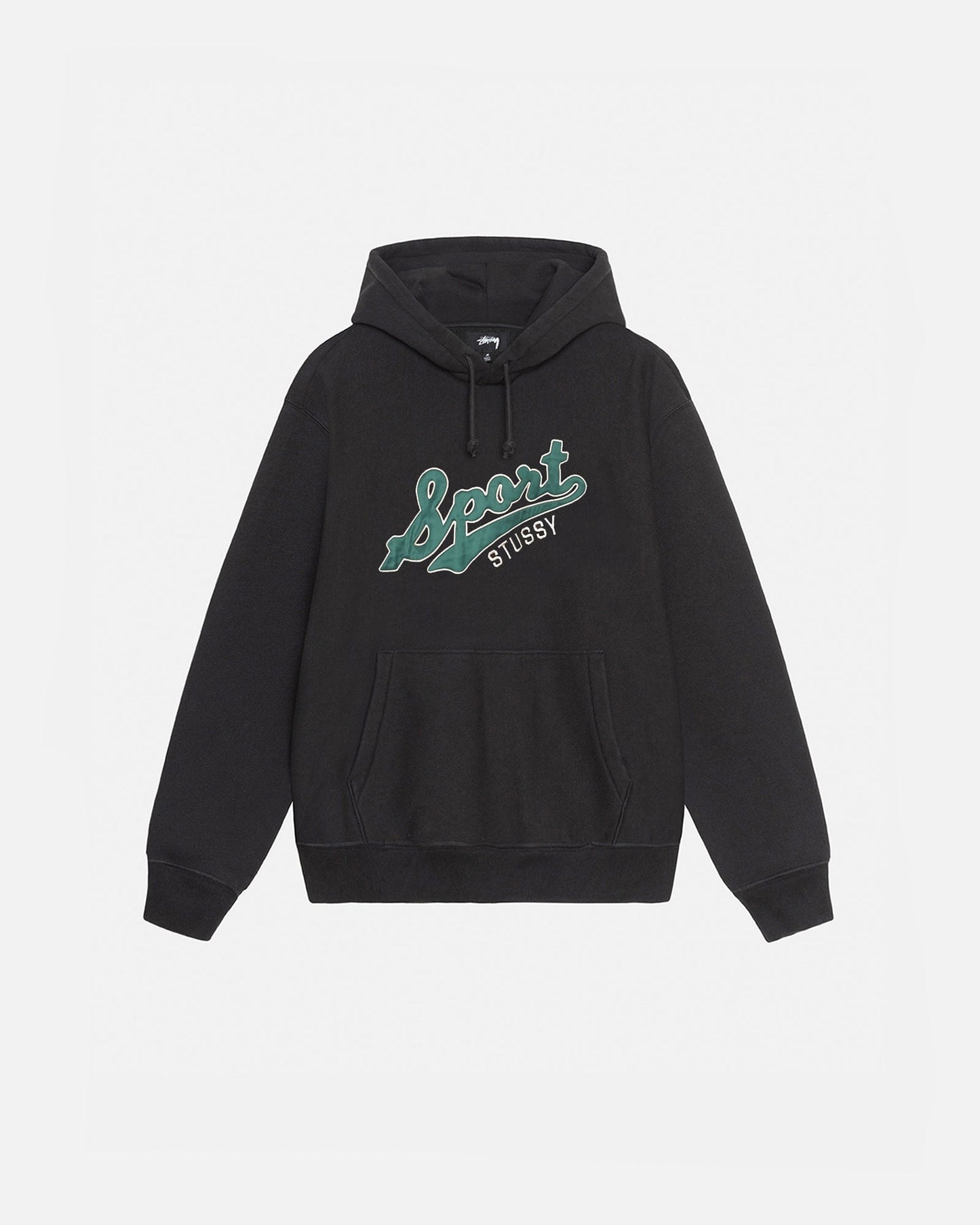 SWEAT À CAPUCHE ÉCUSSON SATIN