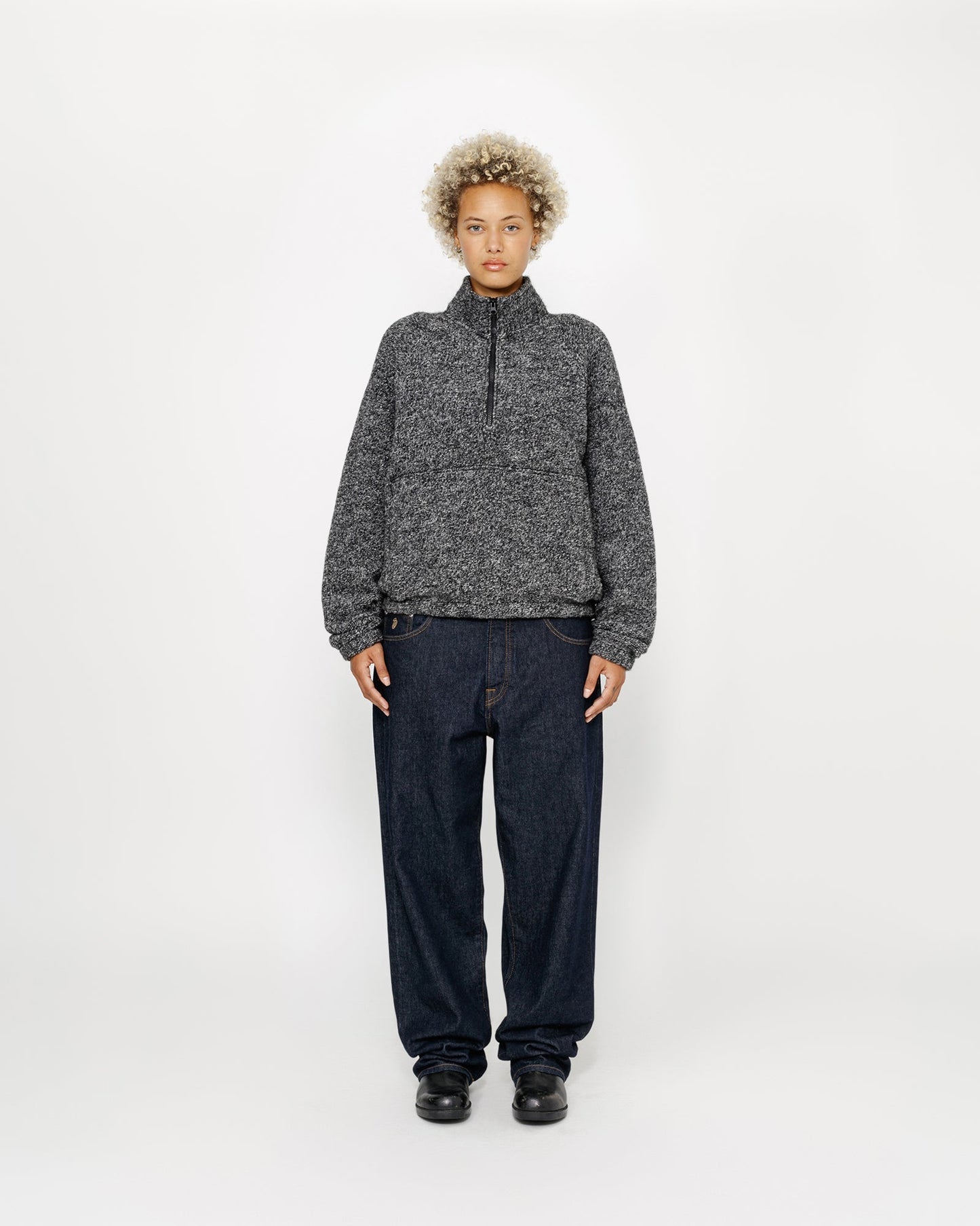 COL ROULÉ SHERPA EN MÉLANGE DE LAINE