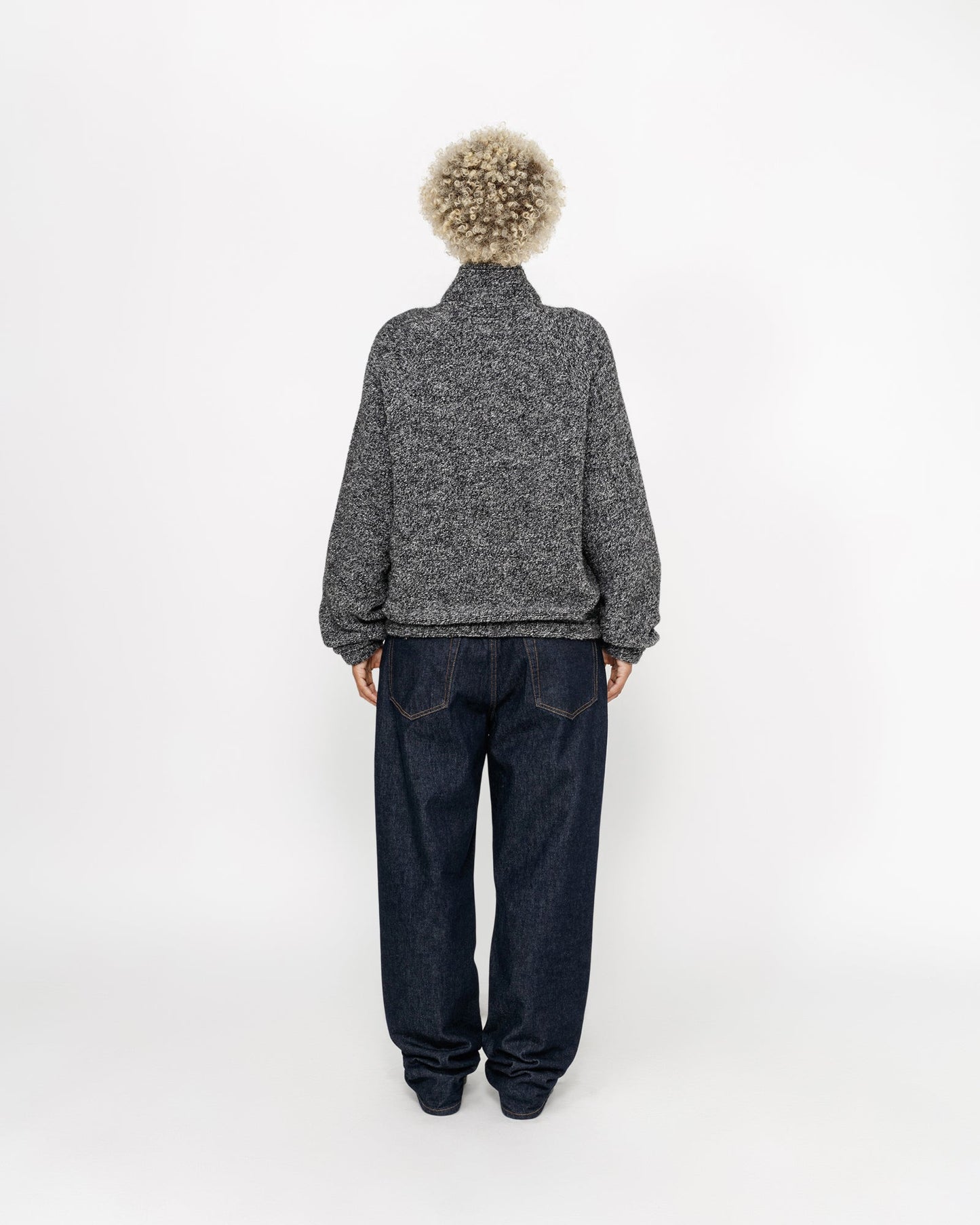 COL ROULÉ SHERPA EN MÉLANGE DE LAINE