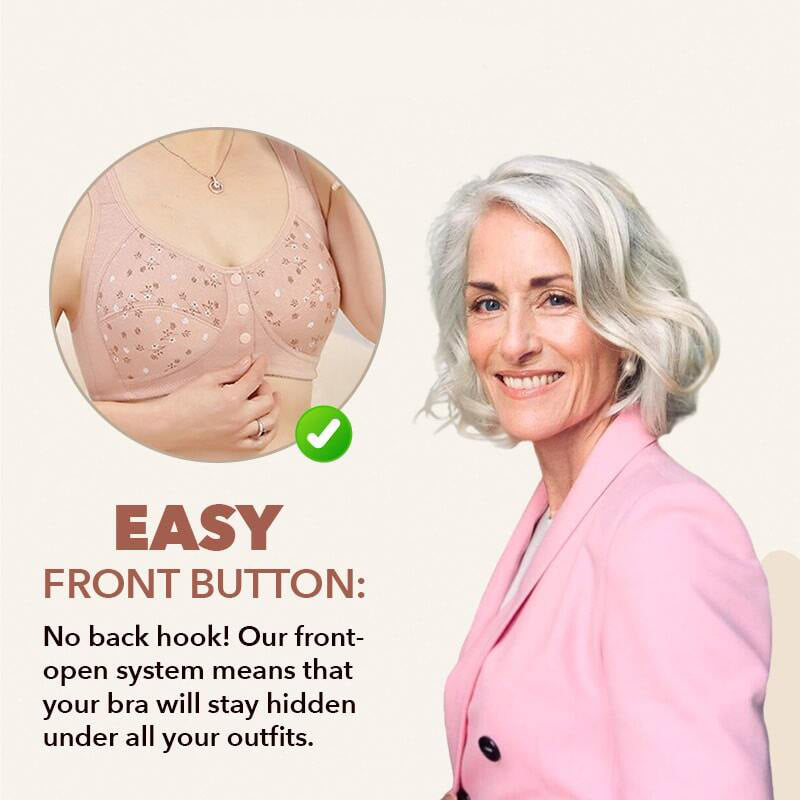 🎁1 acheté = 2 GRATUITS🎁 - Soutien-gorge à boutons sur le devant, confortable et pratique