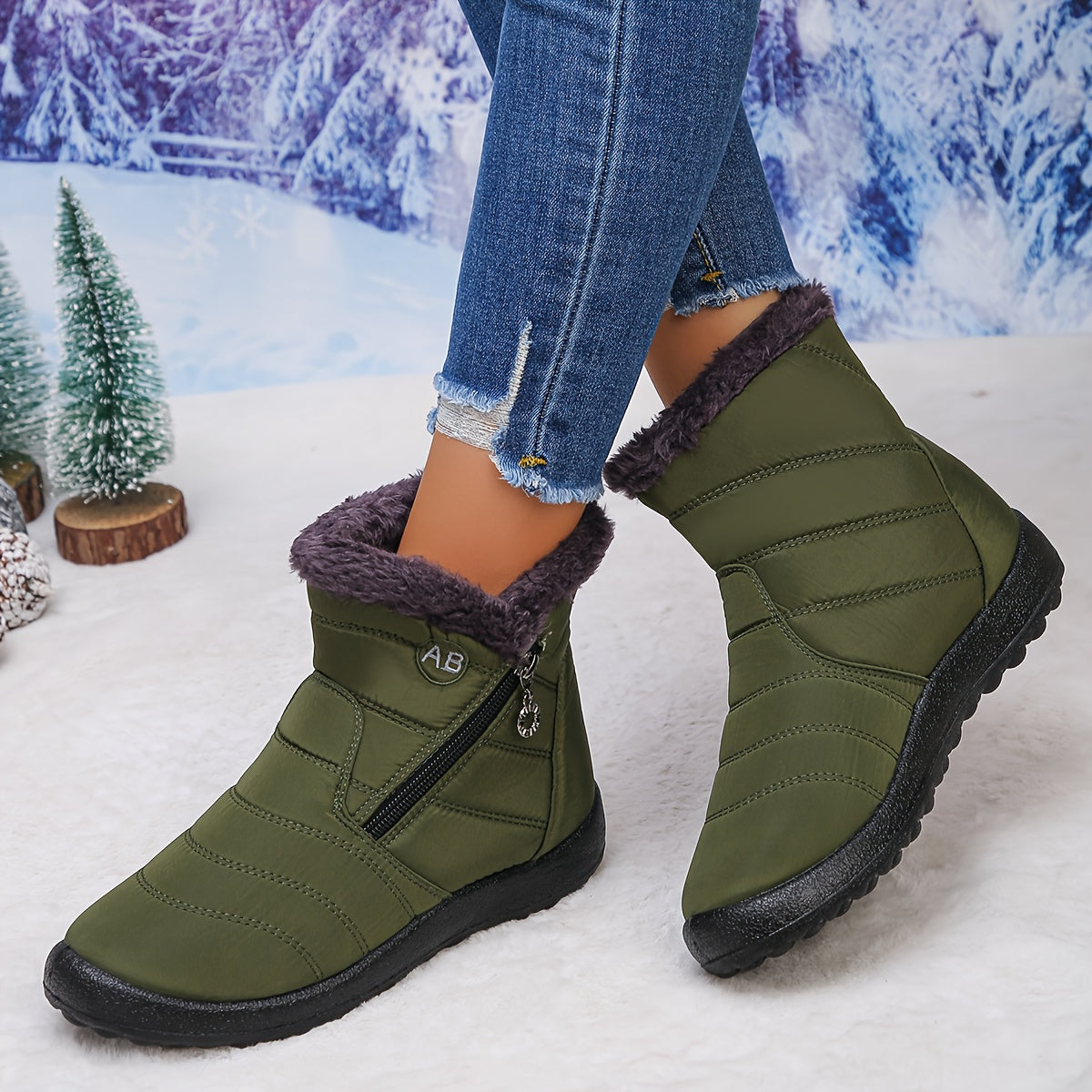 🔥Promotion Dernier Jour 50 % DE RÉDUCTION - Bottes Orthopédiques Imperméables Anti-Dérapantes Hiver Chaud pour Femmes