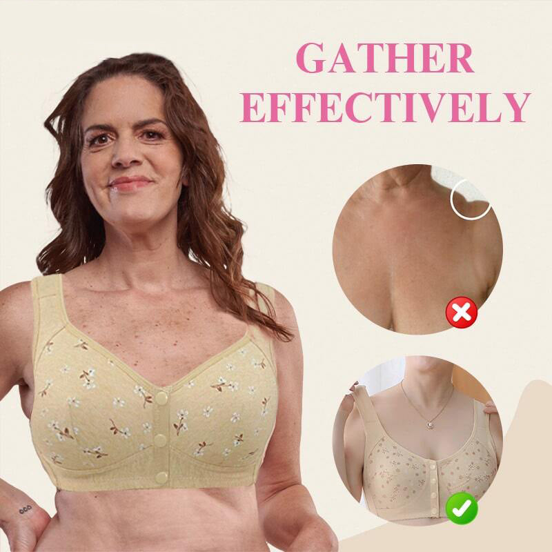 🎁1 acheté = 2 GRATUITS🎁 - Soutien-gorge à boutons sur le devant, confortable et pratique