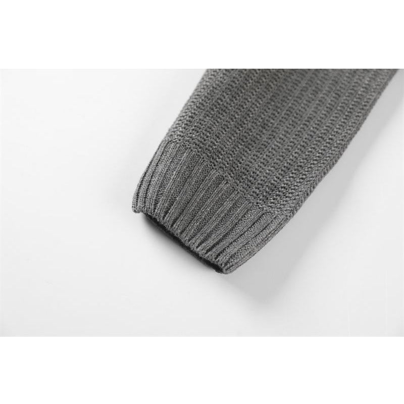 Pull col rond coupe ajustée à rayures colorblock pour homme