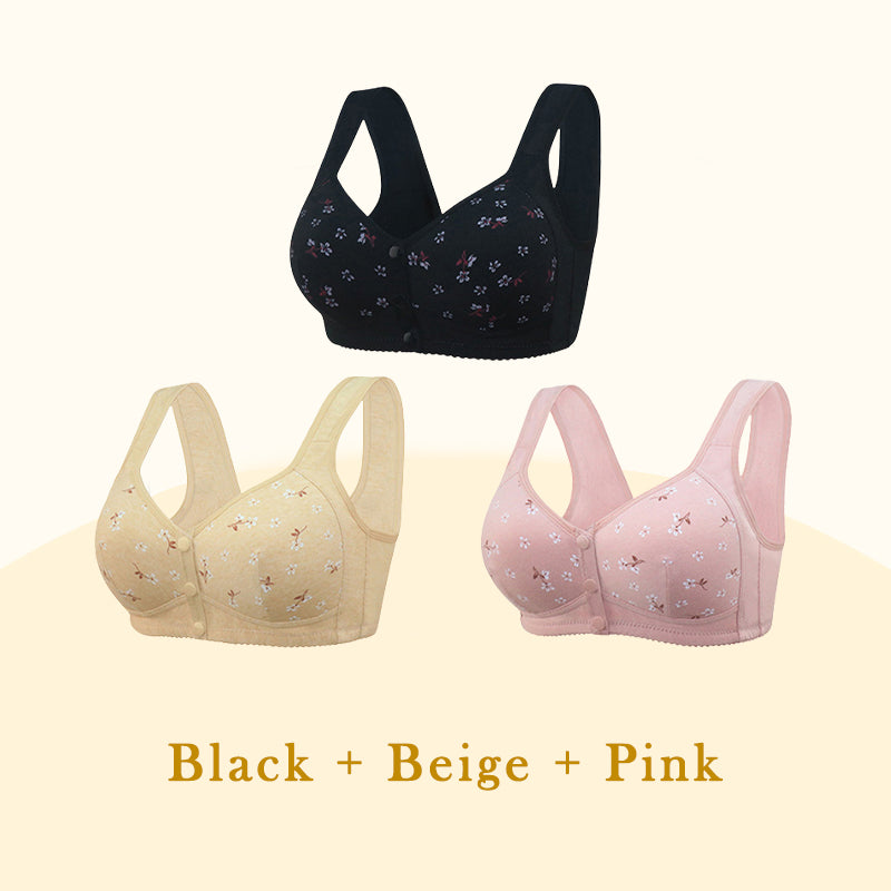 🎁1 acheté = 2 GRATUITS🎁 - Soutien-gorge à boutons sur le devant, confortable et pratique