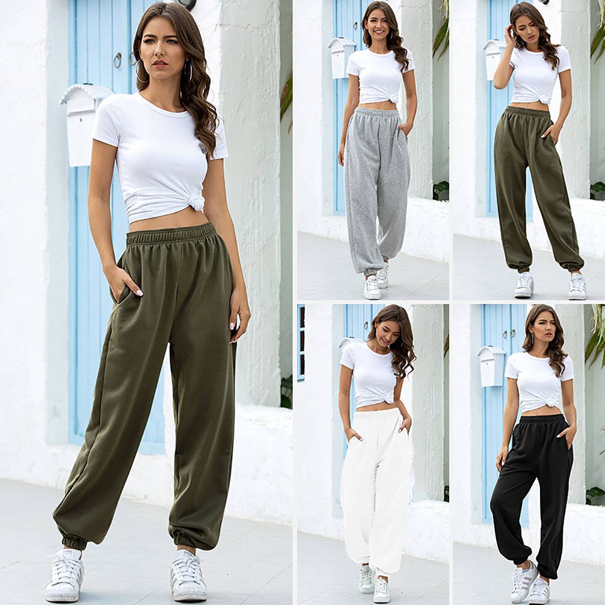 ✨Pantalon de jogging taille haute pour femmes, idéal pour l'entraînement