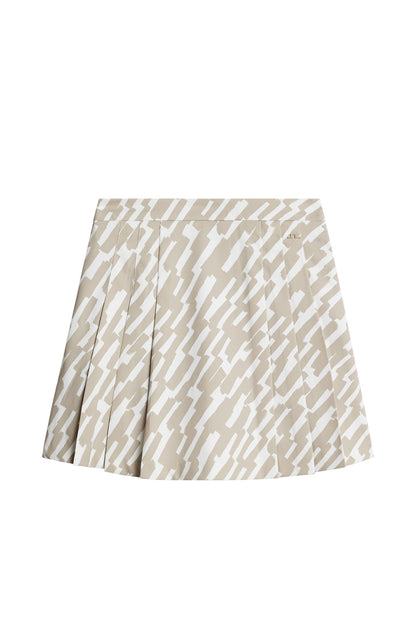 Alesia Print Skirt / Oak Island Fossil M