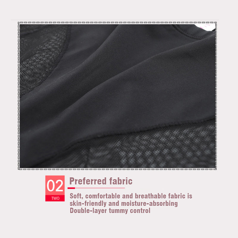 🔥Vente Flash : Achetez-en 1, obtenez-en 4🔥Culotte gainante taille haute sans couture en soie glacée